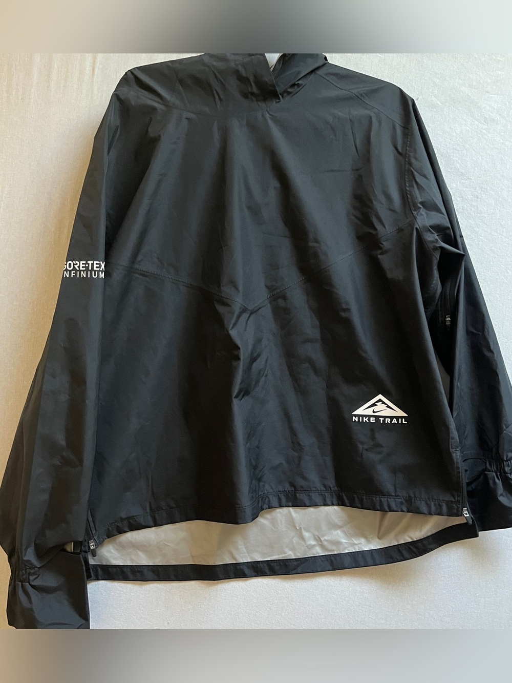 Nike Trail Black GORE-TEX Infinium Pullover hooded Jacket Women’s XL